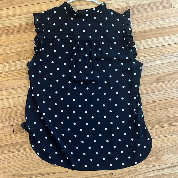 Black and white Loft blouse - Picture 3 of 4